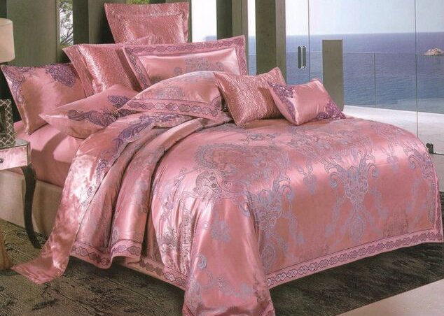 

Постельное белье Alleri Сатин Jacquard Premium семейный СЖ-052