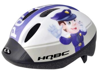 Cпортивный шлем HQBC FUNQ Policeman (р. 48-54, белый/синий)
