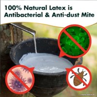 Матрас Getha из 100% натурального латекса 90х200х10