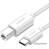 Кабель Ugreen US241 40417 USB Type-B - USB Type-C (1.5 м, белый)