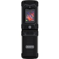 Кнопочный телефон Maxvi E10ds (черный)