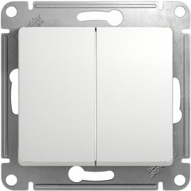 Выключатель проходной Schneider Electric Glossa GSL000165 (белый)