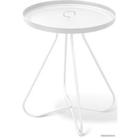 Журнальный столик Sheffilton SHT-CT3 (белый муар)