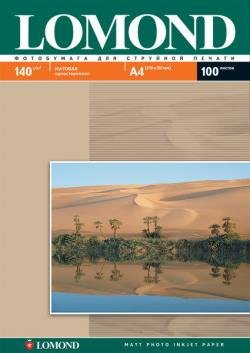 

Фотобумага Lomond Матовая А4 140 г/кв.м. 100 листов (0102074)