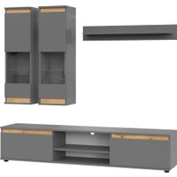 Горка НК-Мебель Bruno М18 71957708 (серый графит/дуб вотан) в Бресте