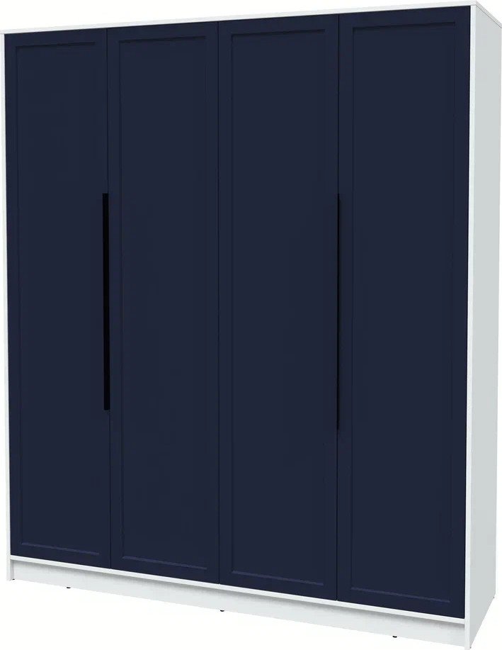 

Шкаф распашной Интерлиния Концепт Тренд КТ-Ш4 (белый платинум/индиго)