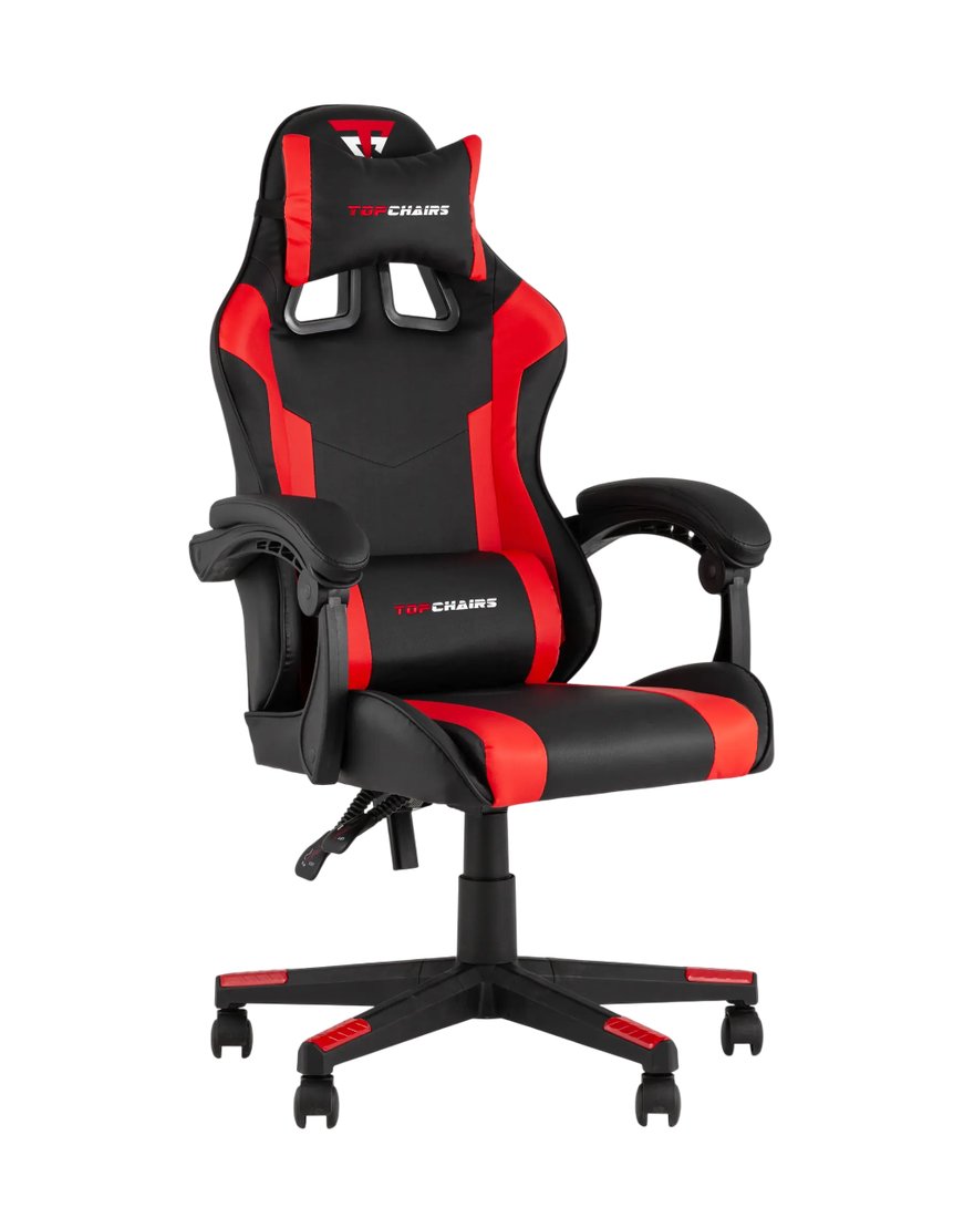 

Игровое (геймерское) кресло TopChairs Commander GF-8082 (черно-красный)
