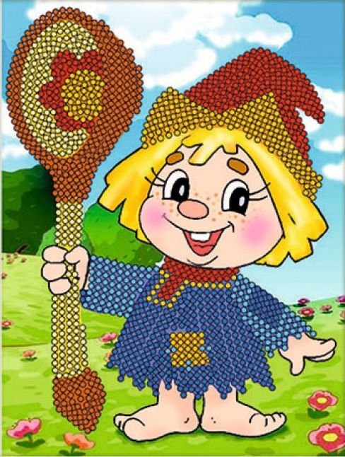 

Набор для вышивания Русская сказка Домовой КВ-053б