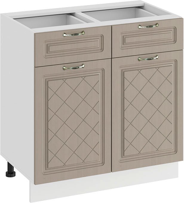 

Шкаф напольный Трия Бьянка 1Н8Я1 (белый/дуб кофе)