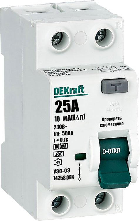 

Устройство защитного отключения DEKraft УЗО-03 14258DEK
