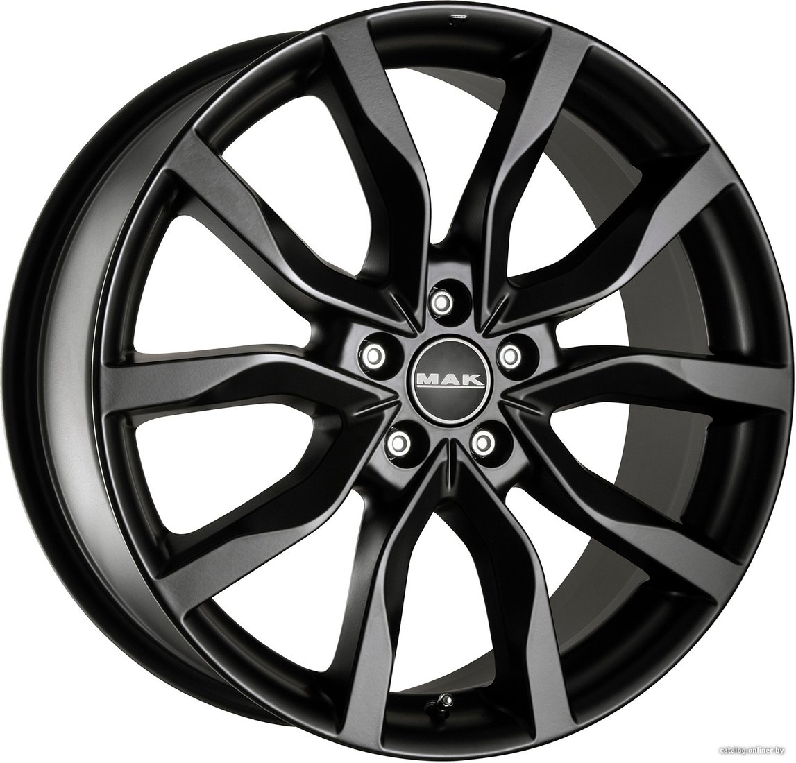 Литые диски MAK Highlands 19x8 5x108мм DIA 63.4мм ET 45мм Matt Black