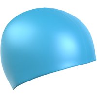Шапочка для плавания Mad Wave Standart Cap Silicone (голубой)