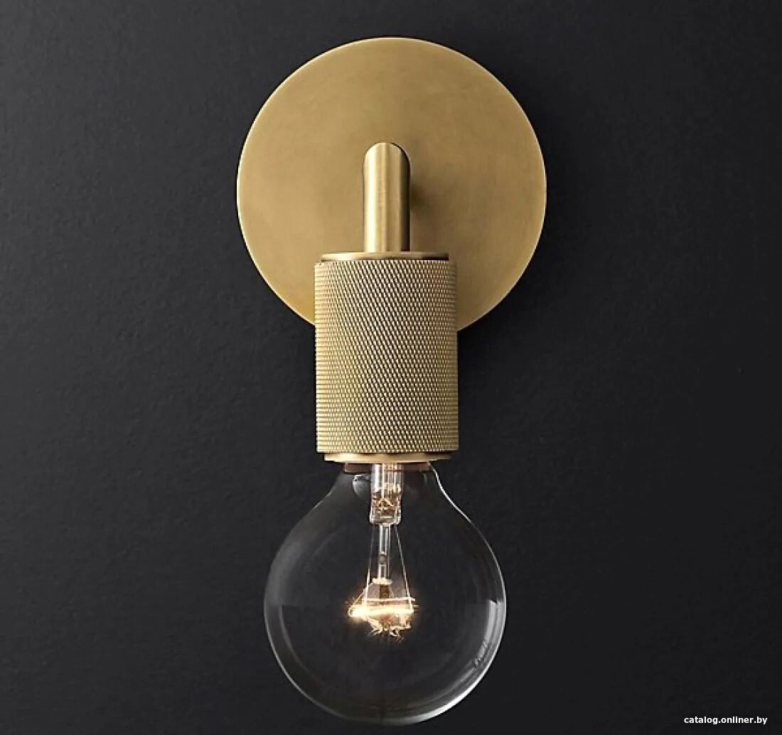 Бра ImperiumLoft Rh utilitaire single sconce brass 44.551 123285-22