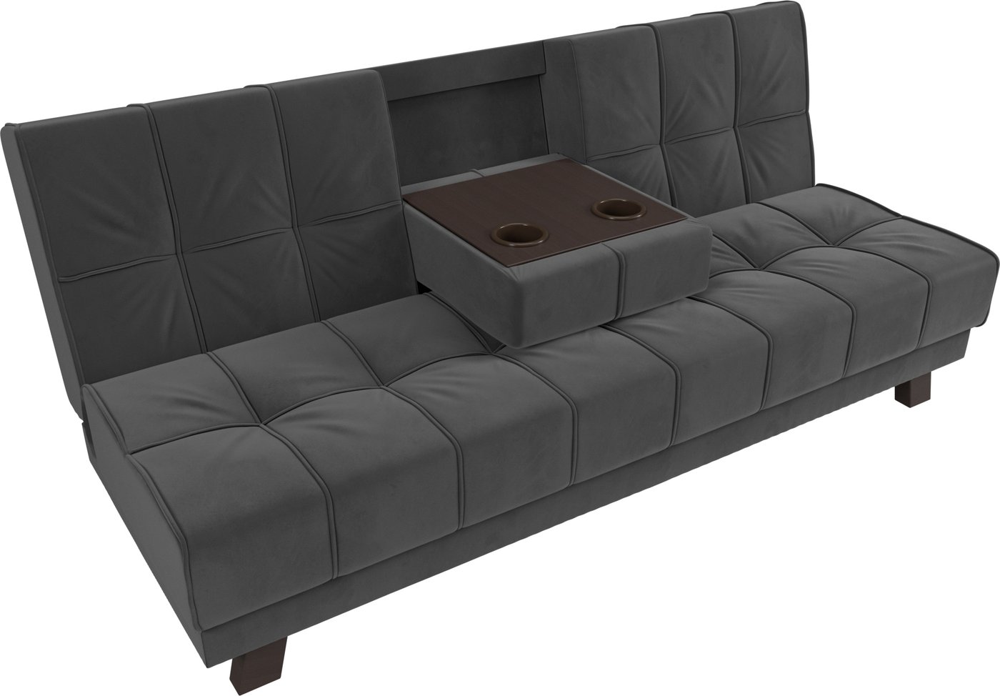 

Диван Mio Tesoro Винсент (велюр, серый)