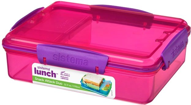 

Ланч-бокс Sistema Lunch 41482 (розовый)