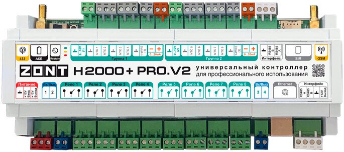 Контроллер Zont H2000+ PRO.V2