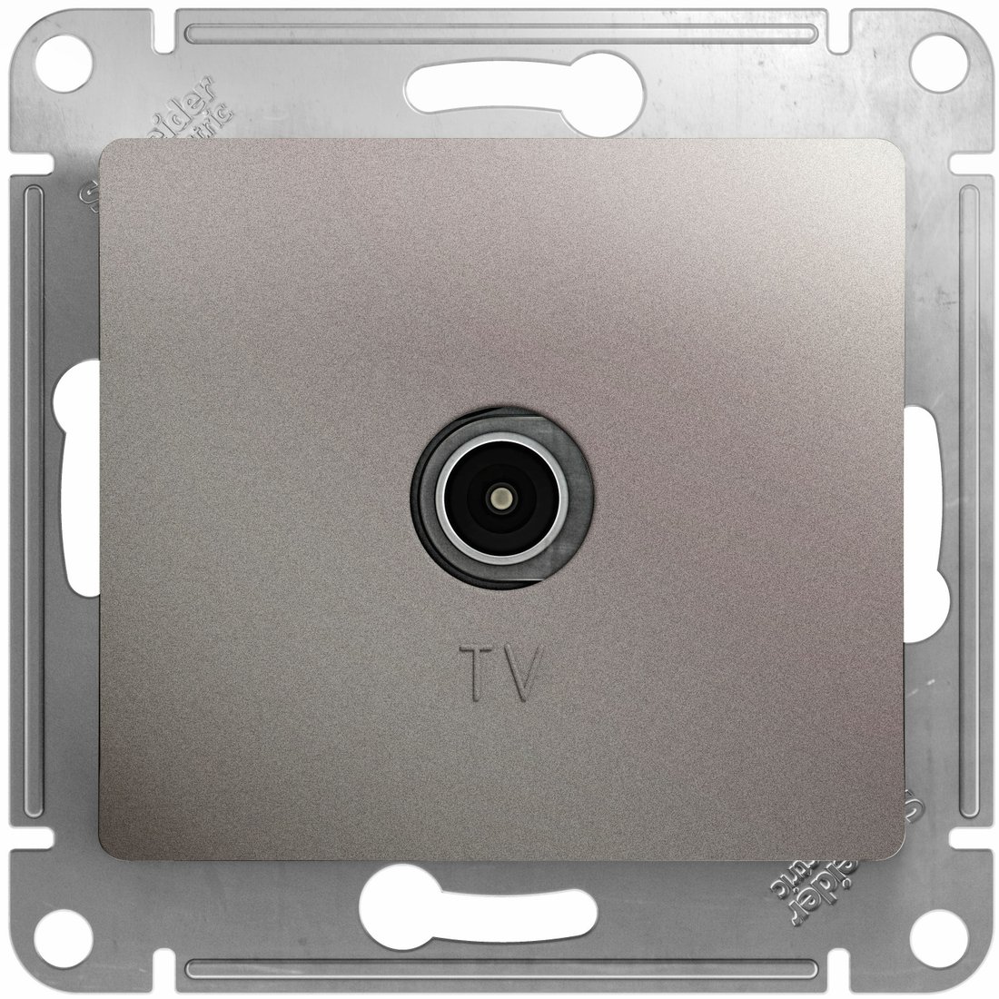 

Розетка телевизионная Schneider Electric Glossa GSL001291 (платиновый)