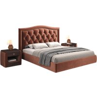 Кровать AMI Венеция Голд 1400 (шоколадный)