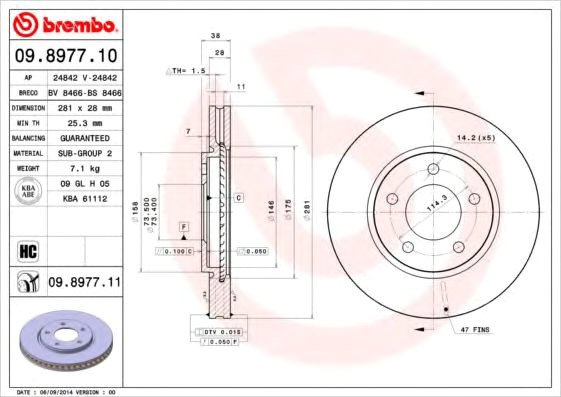

Brembo 09897710