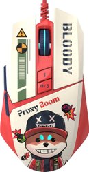 Bloody W63 Max Proxy Boom (бежевый/красный)