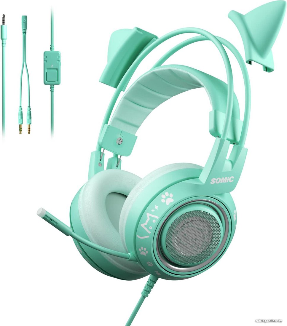 Наушники Somic G951S (бирюзовый)