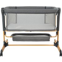 Приставная детская кроватка Pituso Flora OD-B12 (темно-серый)