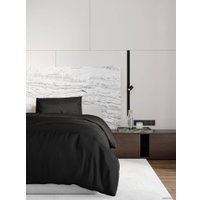 2-спальный комплект постельного белья Loon Adelina (2-спальный, наволочка 50x70, черный)