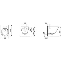 Унитаз подвесной Laufen Lua Advanced H8660800000001