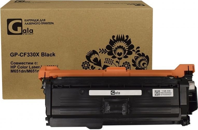 

Картридж Gala-print GP-CF330X (№654X) (аналог HP CF330X (№654X))