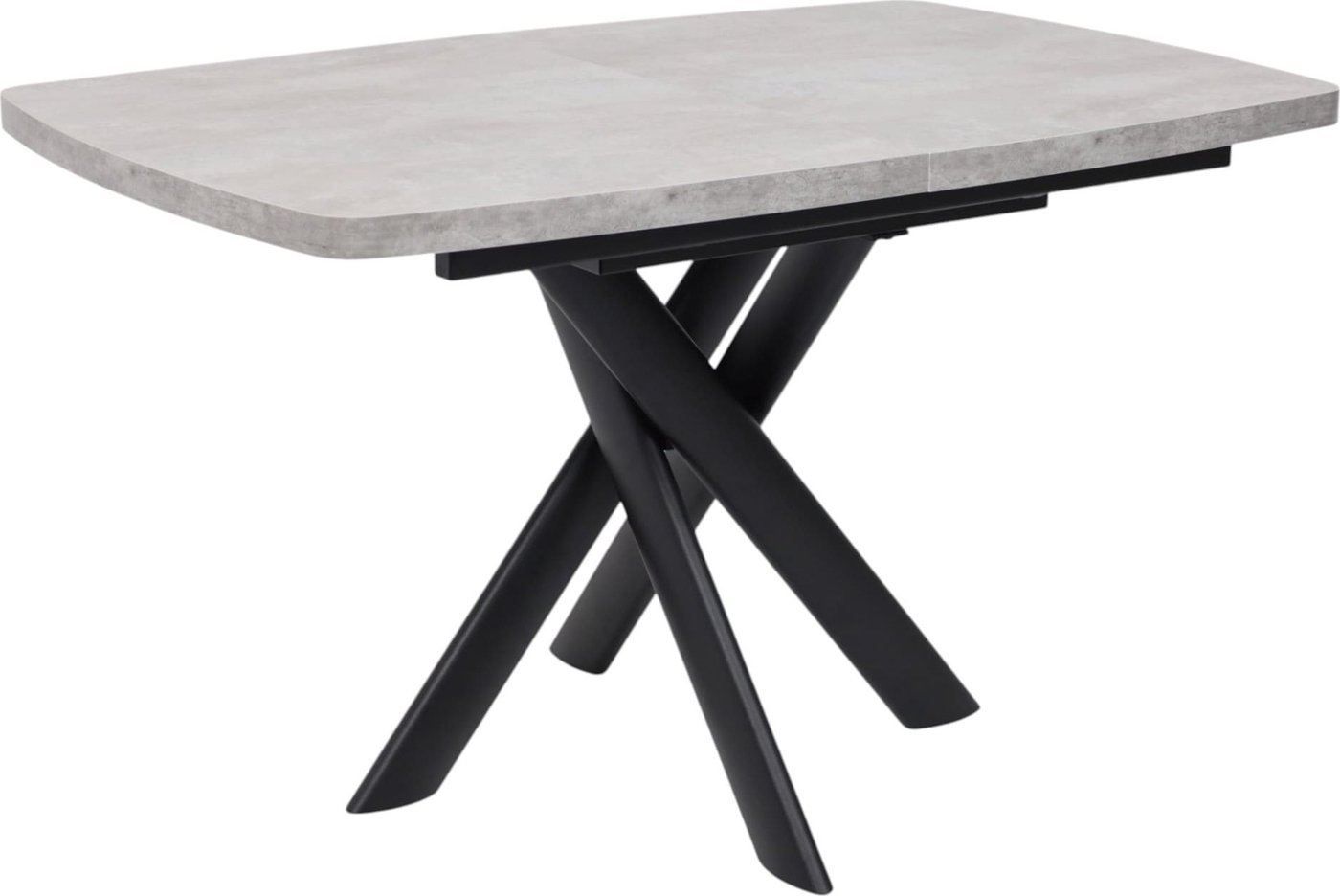 

Кухонный стол Мамадома Leonel-130 раздвижной 130-165х85 (серый сланец/черный)