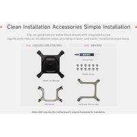 Система жидкостного охлаждения для процессора PCCooler DC360 Pro ARGB Display (черный) в Мозыре