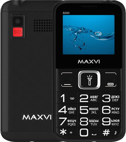 

Телефон Maxvi B200 (черный)