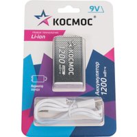 Аккумулятор КОСМОС KOCLi9V1200mAh1BL