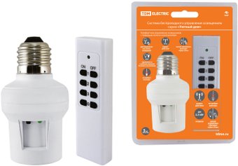 Умный патрон для лампочки TDM Electric ПУ3-П1.1-Е27 (1 приемник) SQ1508-0201