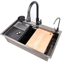 Кухонная мойка Saniteco LD0195 (75х45)