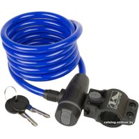 Тросовый велосипедный замок M-Wave S 10.18 (синий)