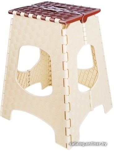Садовый стул Эльфпласт Мультистул большой (бежевый/коричневый)
