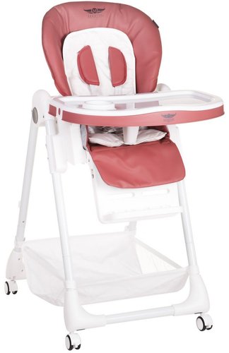 Высокий стульчик Martin Noir Tody Lux (wine red) 0+