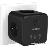 Сетевой фильтр Tessan TS-301-DE (черный)