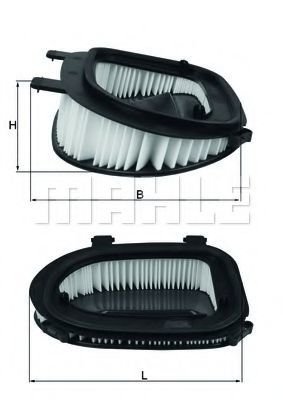 

Воздушный фильтр Mahle Knecht LX3541