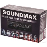 USB-магнитола Soundmax SM-CCR3168B