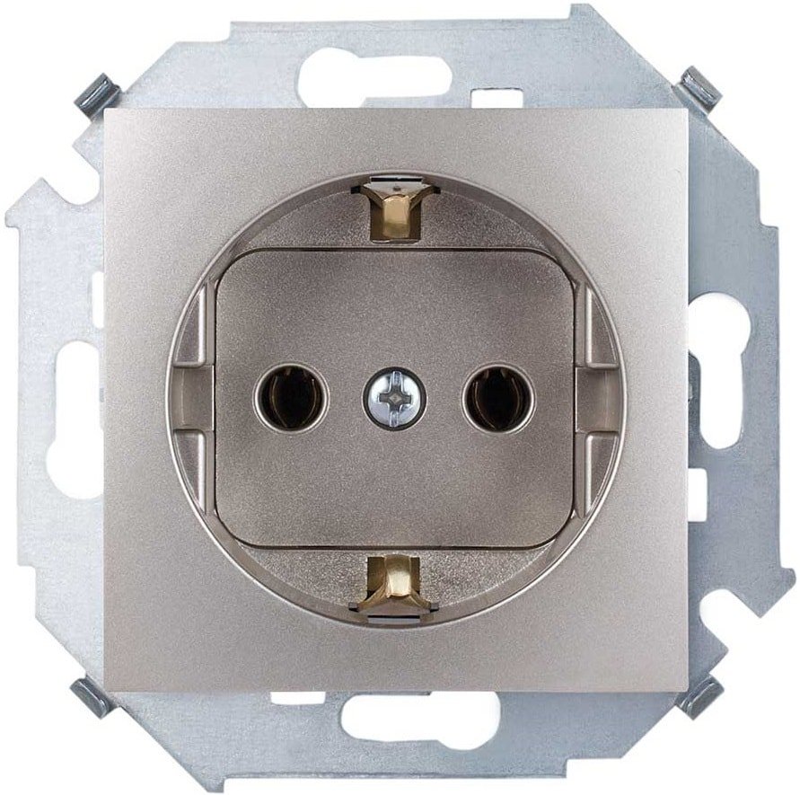 

Розетка Simon 1591432-034 (шампань)