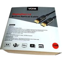Кабель VCOM D3751-10M DisplayPort - DisplayPort (10 м, черный)
