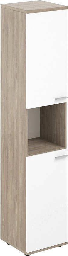 

Шкаф-пенал Norden Высокий левый с нишей SG.846.OD.WH.WH.L (дуб темный/белый)