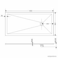 Душевой поддон Grossman Strong GR-S290100Q