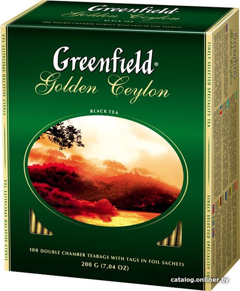 Черный чай Greenfield Golden Ceylon 100 шт