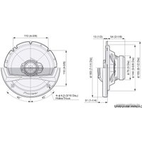 Коаксиальная АС Pioneer TS-A1723I