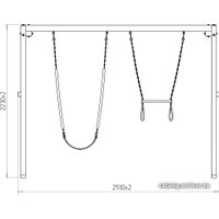 Стационарные качели Красная звезда Р911-25