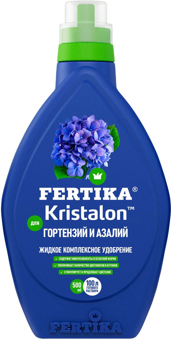 

Удобрение Fertika Кристалон для гортензий и азалий 500 мл