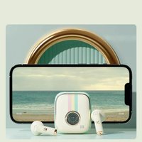 Наушники Rock Space Retro Style TWS Camera